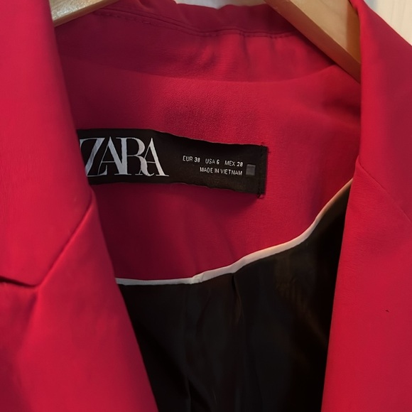 Zara bright pink blazer - Picture 3 of 5